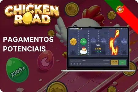 Pagamentos Potenciais o joco Chicken Road