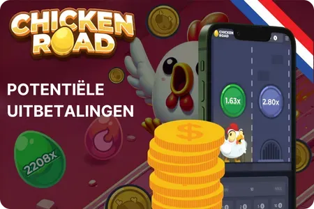 Potentiële uitbetalingen in Chicken Road