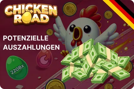 Potenzielle Auszahlungen das Chicken Road
