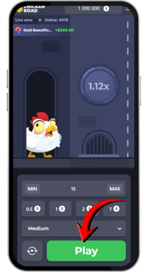 Ställ in din insats