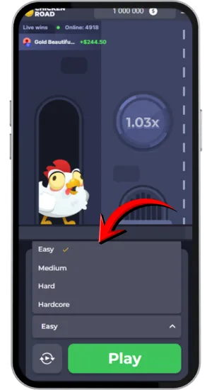 Välj svårighetsgrad