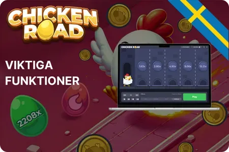 Viktiga funktioner Chicken Road spelet